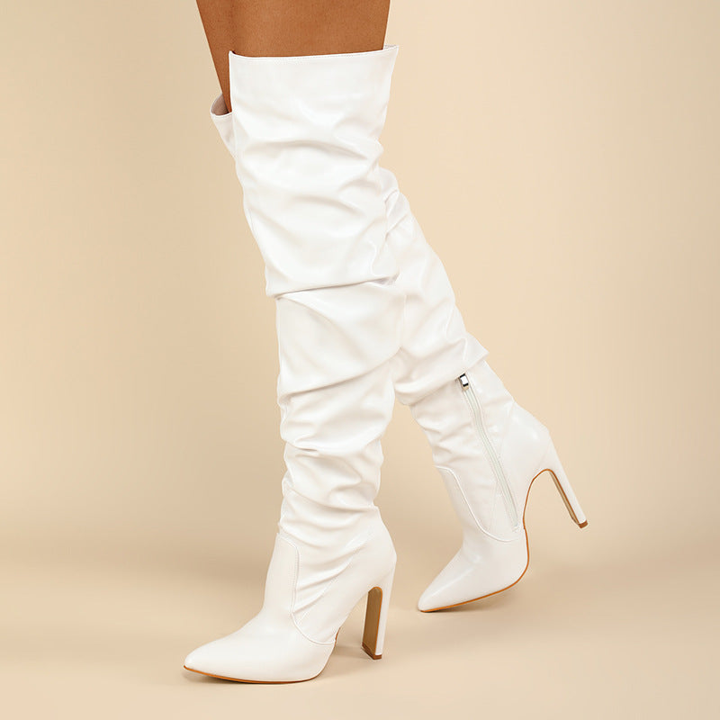Women's Fashion Outdoor Chunky Flat High Heels
