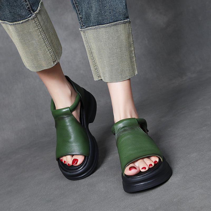 Women's Bag Velcro Thick Bottom Excellent Light Summer Sandals