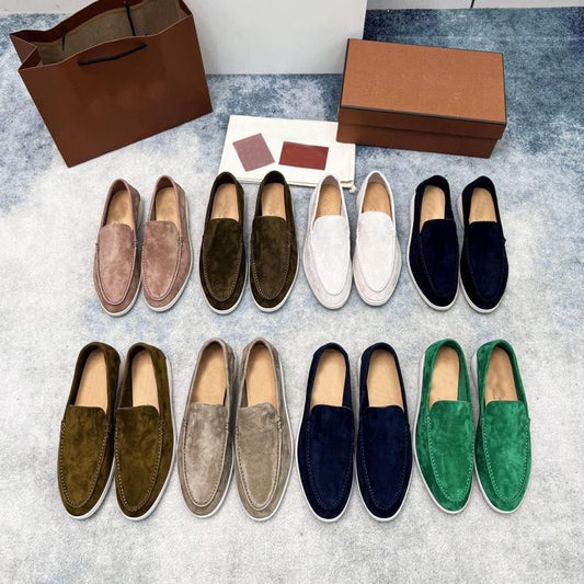 Women's & Men's High Genuine Doug Slip-on Sheepskin Flat Large Women's Fashion Shoes