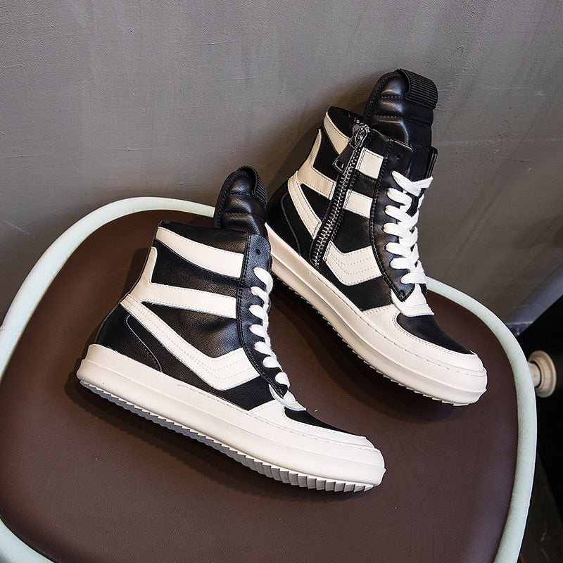 Women's & Men's Genuine Couple Thick Bottom Korean High Casual Shoes