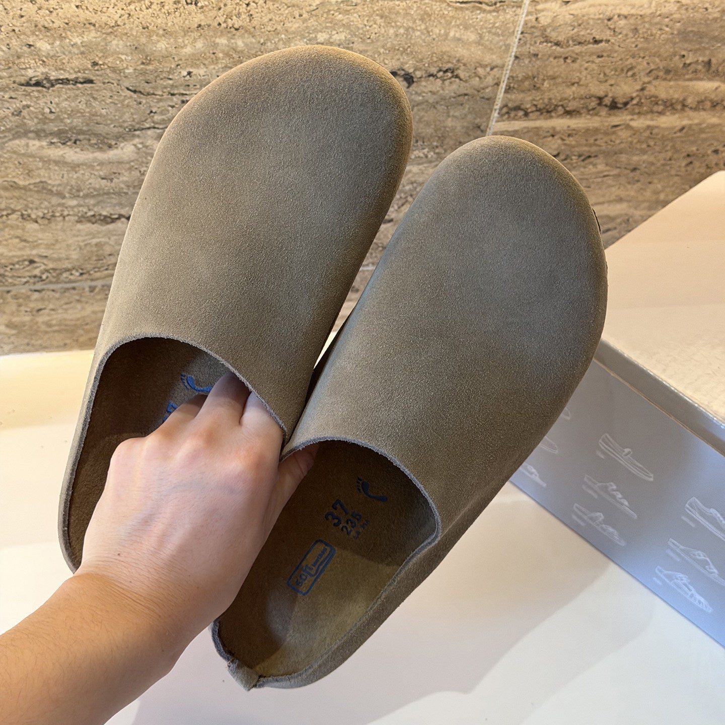 Women's Outer Wear Genuine Cork Arch Support Thick-soles Slippers