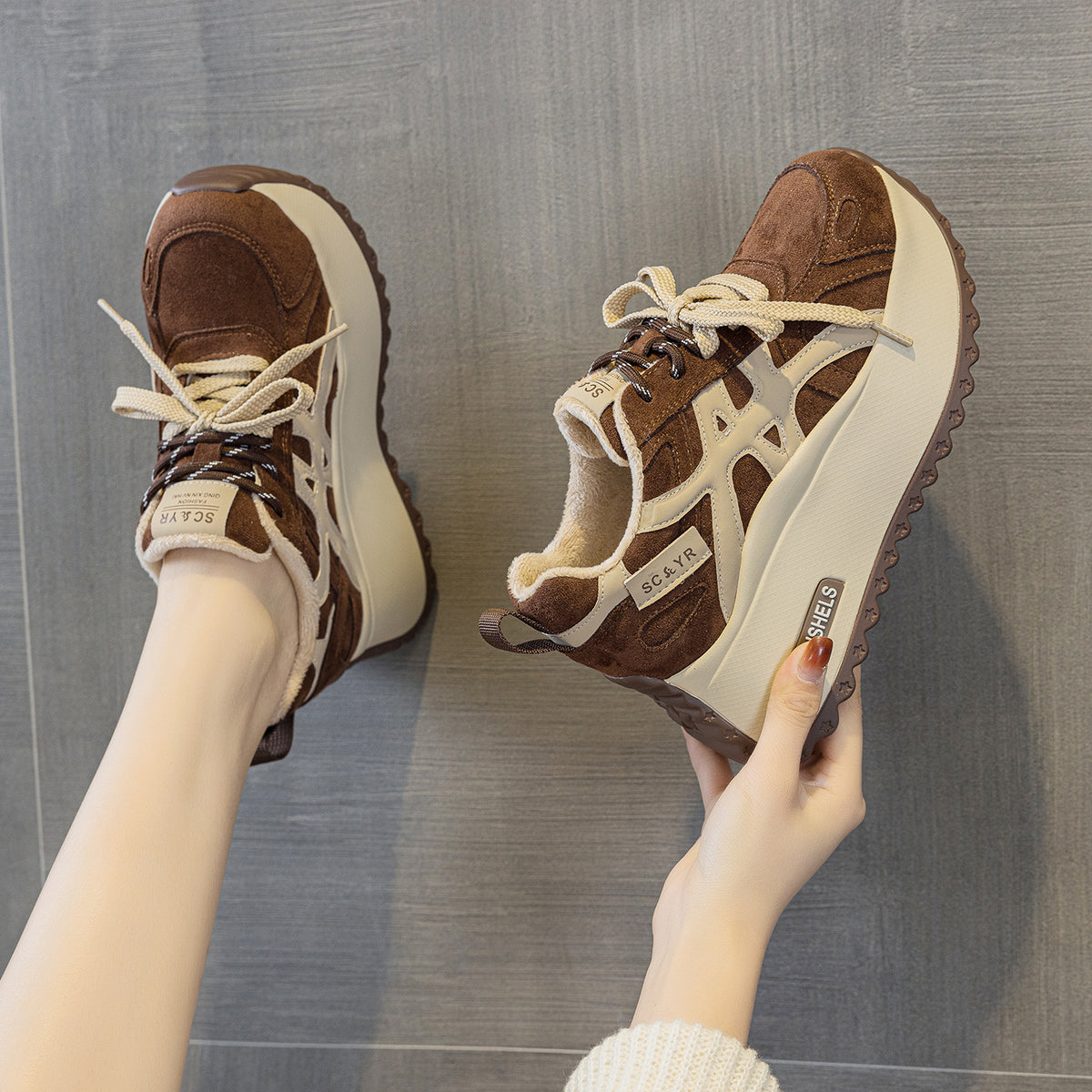 Women's Thick Sole Increased Fashion Small Cortez Women's Casual Shoes