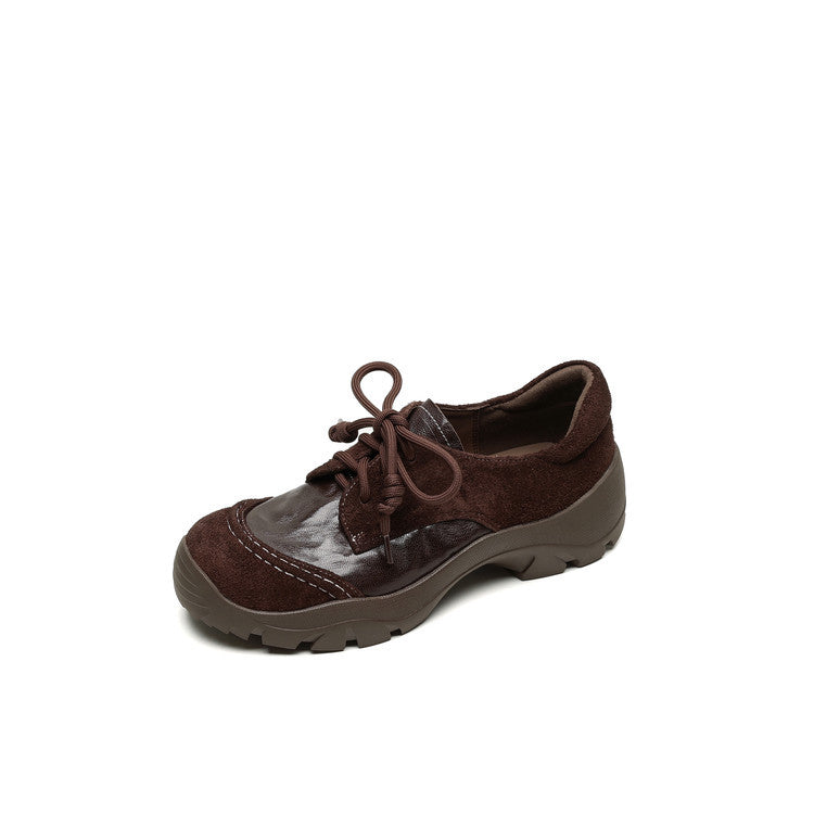 Women's Versatile Platform Deep Mouth Heightened Single Loafers