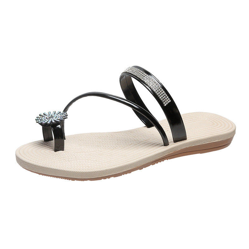 Women's Large Size Toe Covering Outdoor Summer Beach Sandals