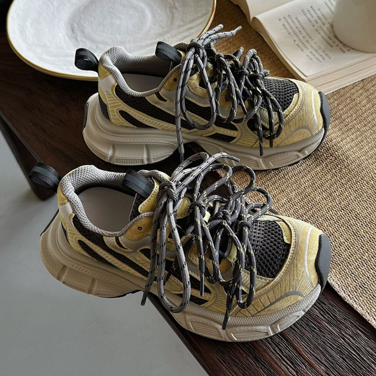 Women's Goods Genuine Platform Dad Autumn Retro Lightweight Elevator Sneakers