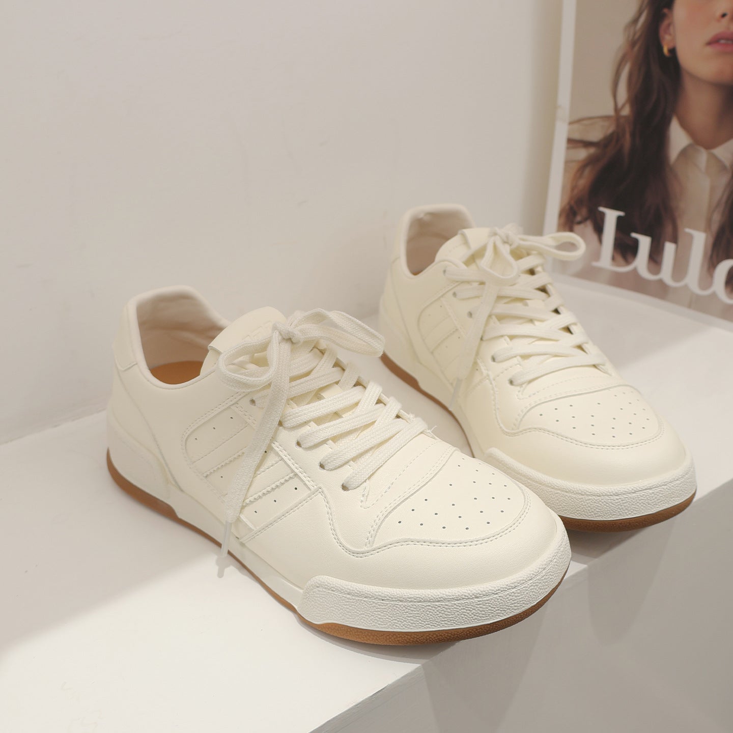 Women's Elevator Soft Bottom Spring Thick Minimalism Women's Board Shoes