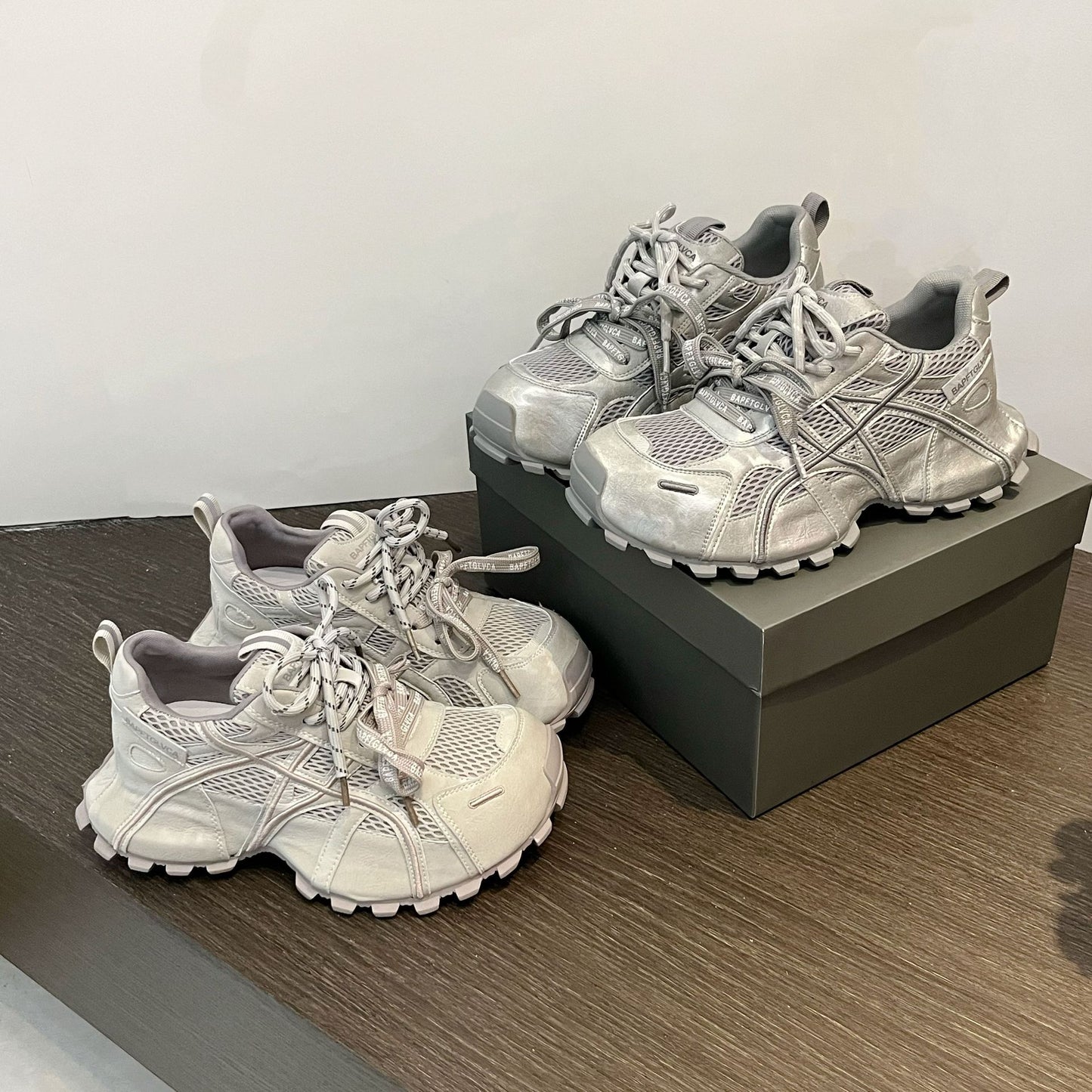 Women's High-grade Platform Dad Niche Double Shoelace Women's Sports Shoes