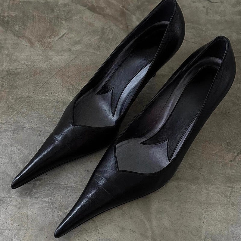 Women's Pointed Stiletto Hot Lengthened High Simple Heels