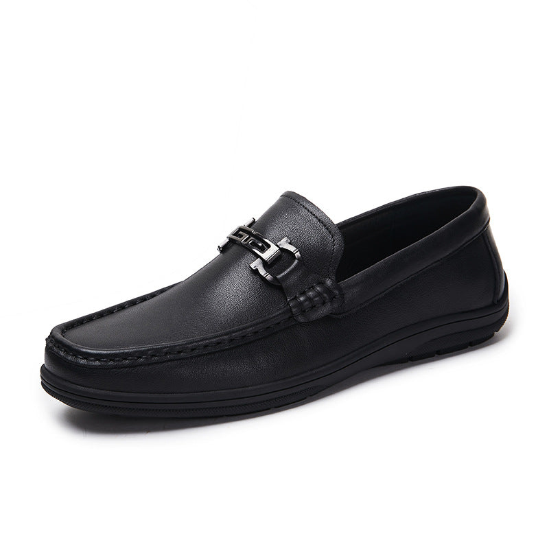 Men's Bottom Slip On Comfortable Peas Flat Casual Shoes