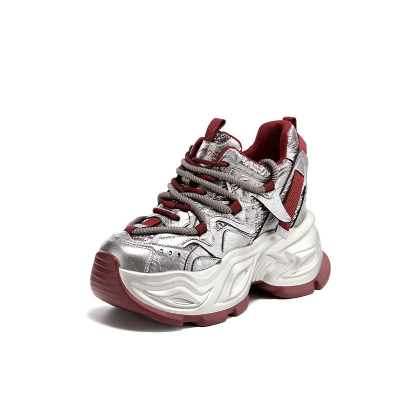 Women's Height Increasing Dad Thick Bottom Spring Sneakers