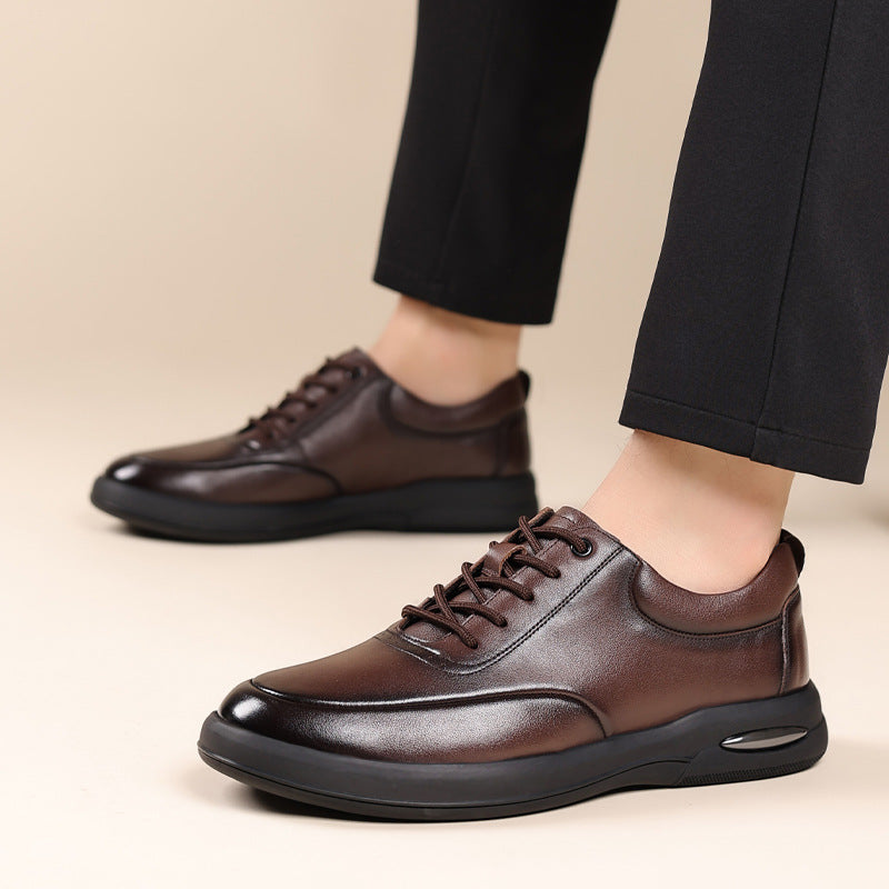 Men's Commuter Business Sports Fashionable Comfortable Breathable Leather Shoes