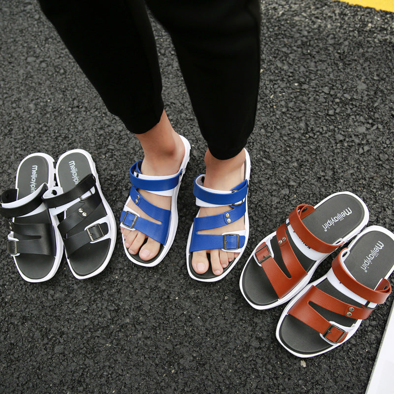 Men's Slip-on Feeling Four Outer Wear Driving Sandals