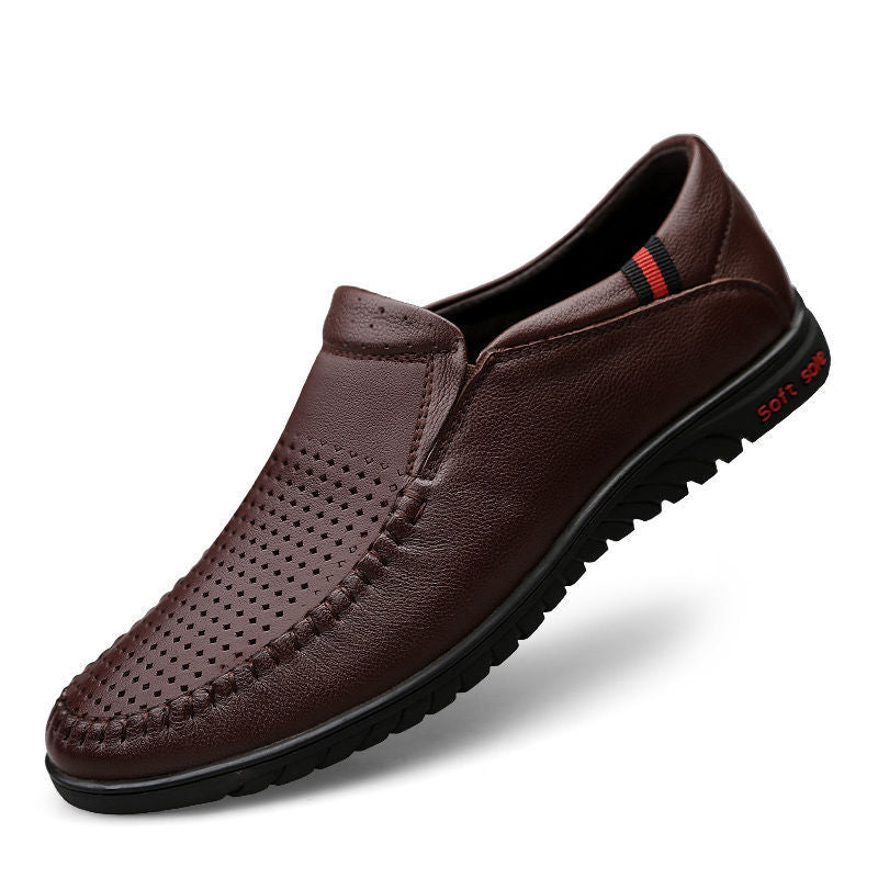 Men's Bottom Slip On Four Pumps Fleece-lined Casual Shoes