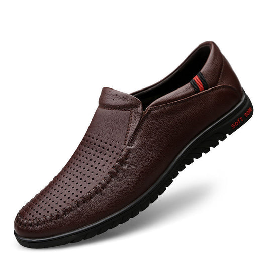 Men's Bottom Slip On Four Pumps Fleece-lined Casual Shoes