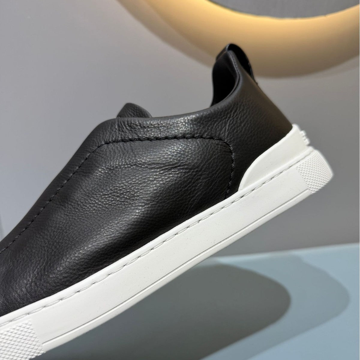 Men's Top Version Home Cross Elastic Band Slip-on Men's Board Shoes