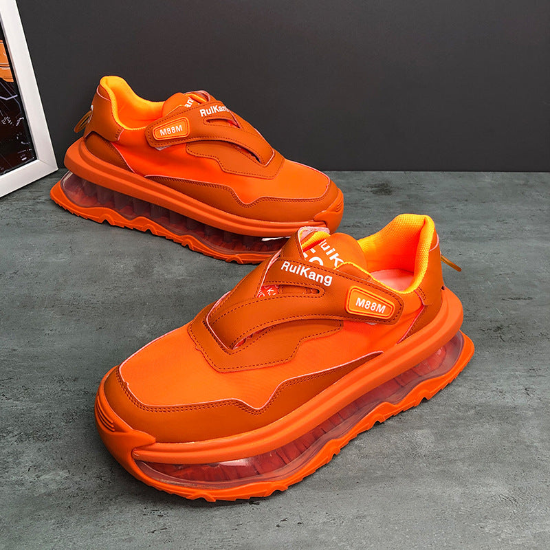 Men's Sports Aerating Plate Versatile Color Matching Casual Shoes