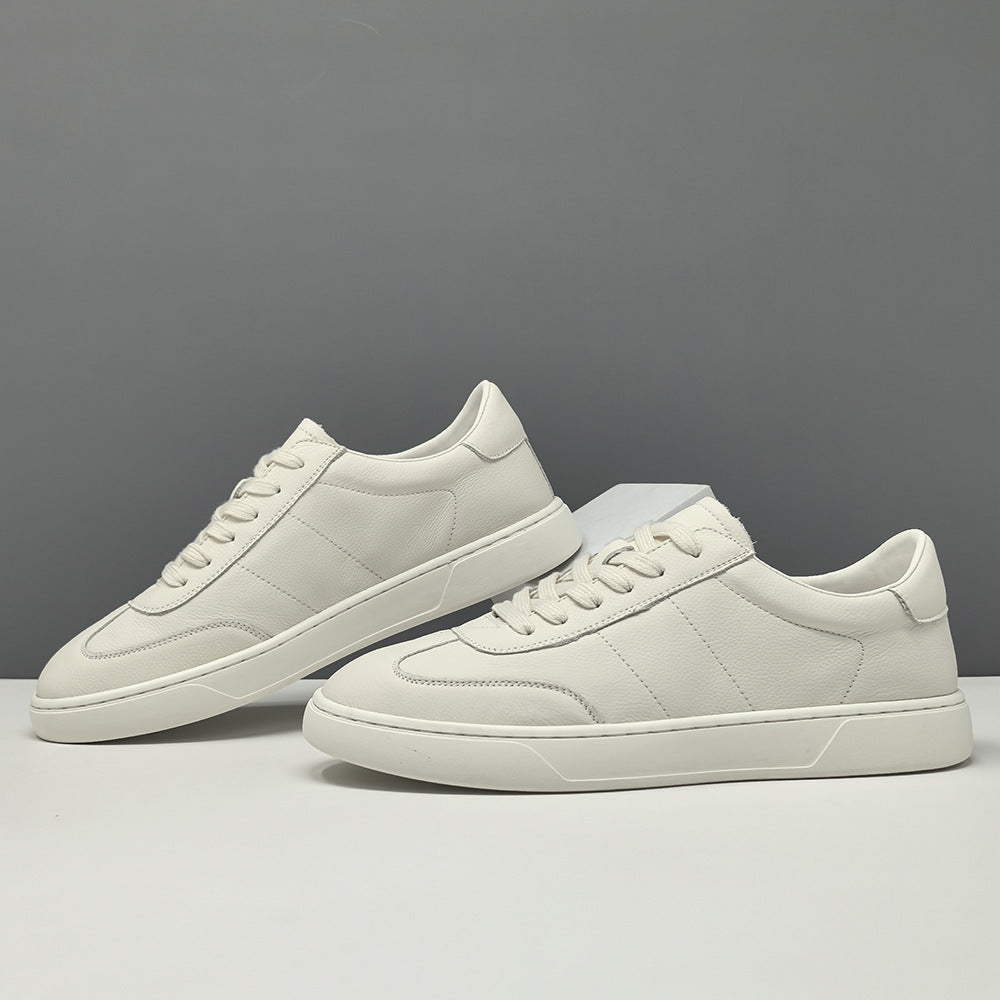 Men's Light Luxury Niche Trendy White Men's Board Shoes