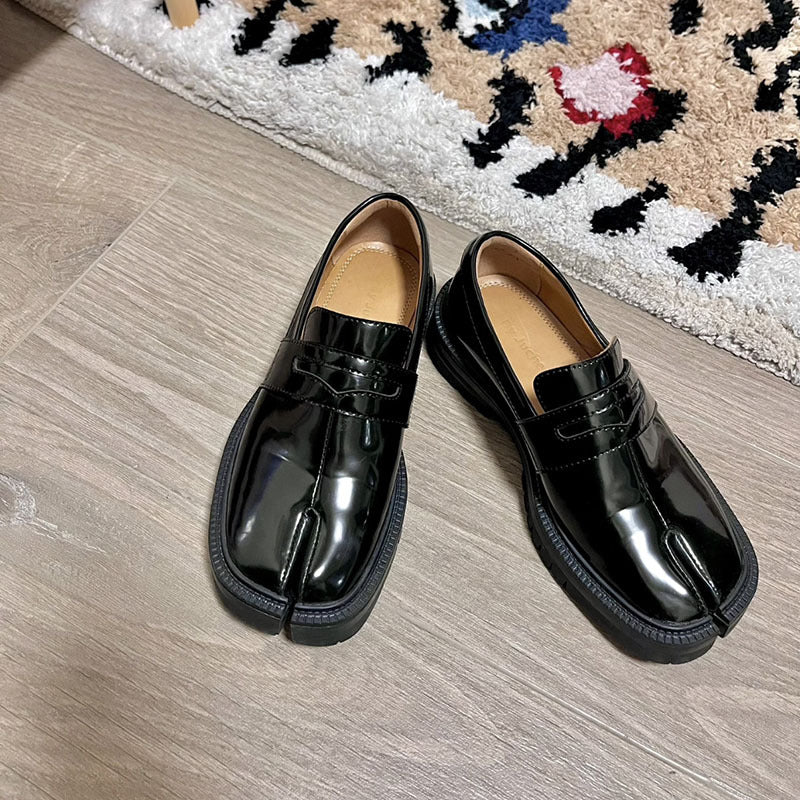 Women's & Men's Niche Thick Bottom Chunky Slip-on Lazy Horseshoe Pumps Heels