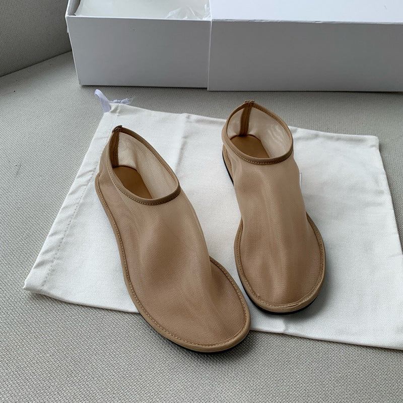 Women's Super Comfortable Breathable Mesh Lace Simple Minority Women's Fashion Shoes