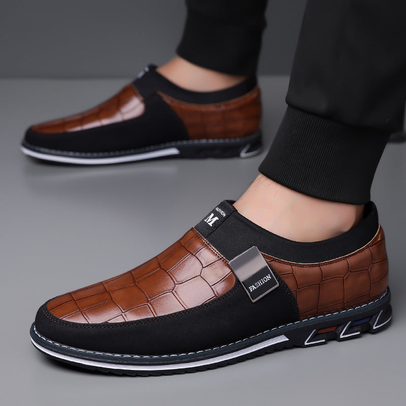 Men's Plus Size Slip-on Rubber Sole Casual Shoes