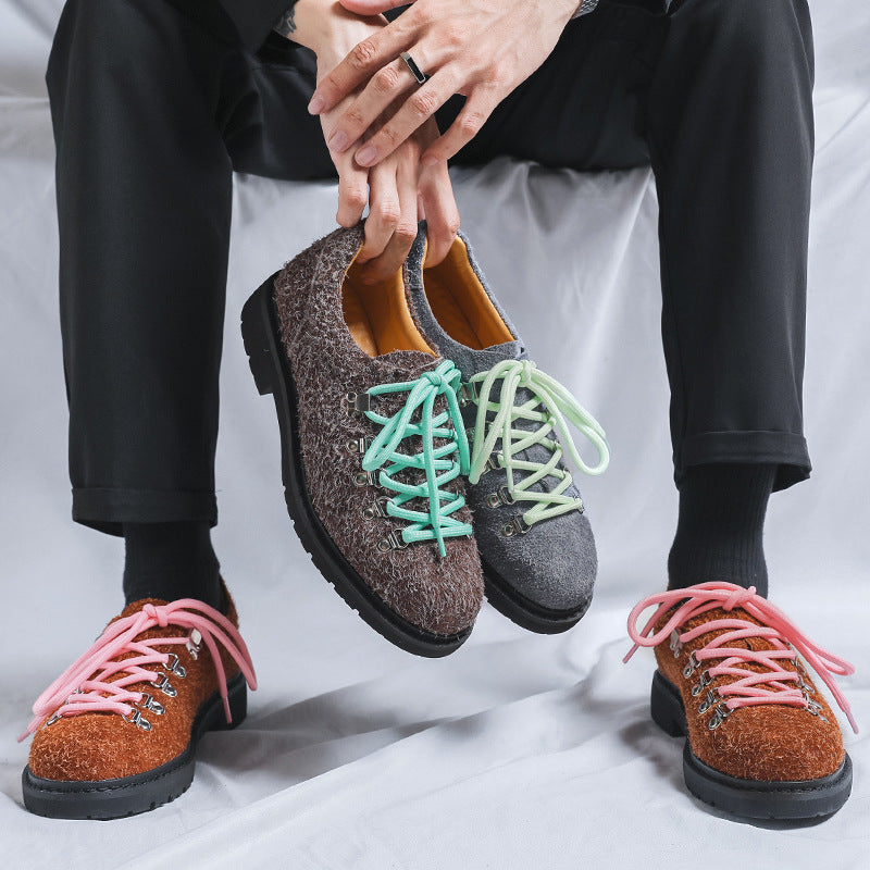Men's Niche Derby Personalized British Style Autumn Casual Shoes
