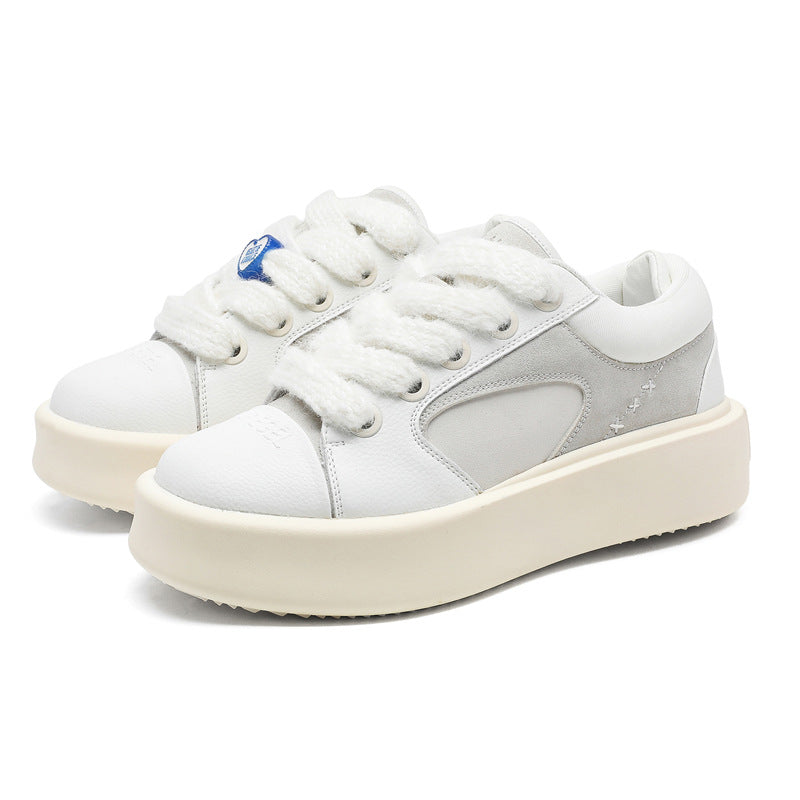Women's & Men's Design Heart-shaped Platform Fashionable Height Increasing Men's Board Shoes