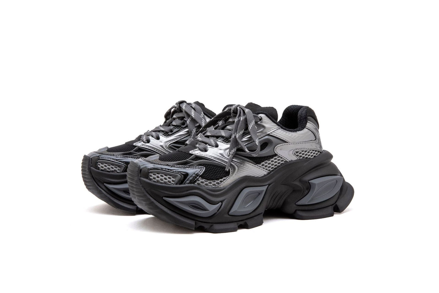 Women's & Men's Yi Tong Series Couple Daddy Thick Sneakers