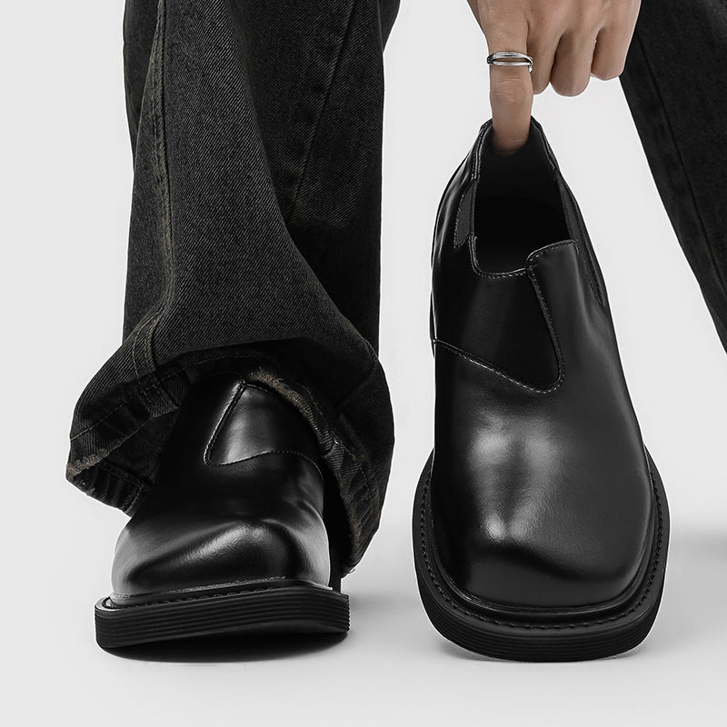 Men's Invisible Height Increasing Business Commute Trendy Wild Retro Men's Shoes