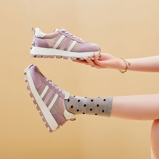 Women's Fashionable Summer Korean Style Thick Bottom Sneakers