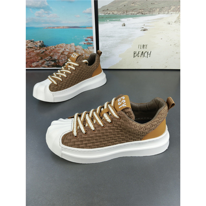 Men's Autumn Shell Low-cut Fashion Board Lightweight Men's Shoes
