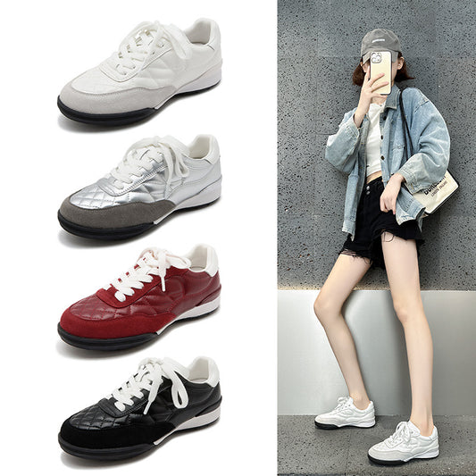 Women's Classic Style Rhombus Platform German Training Women's Casual Shoes