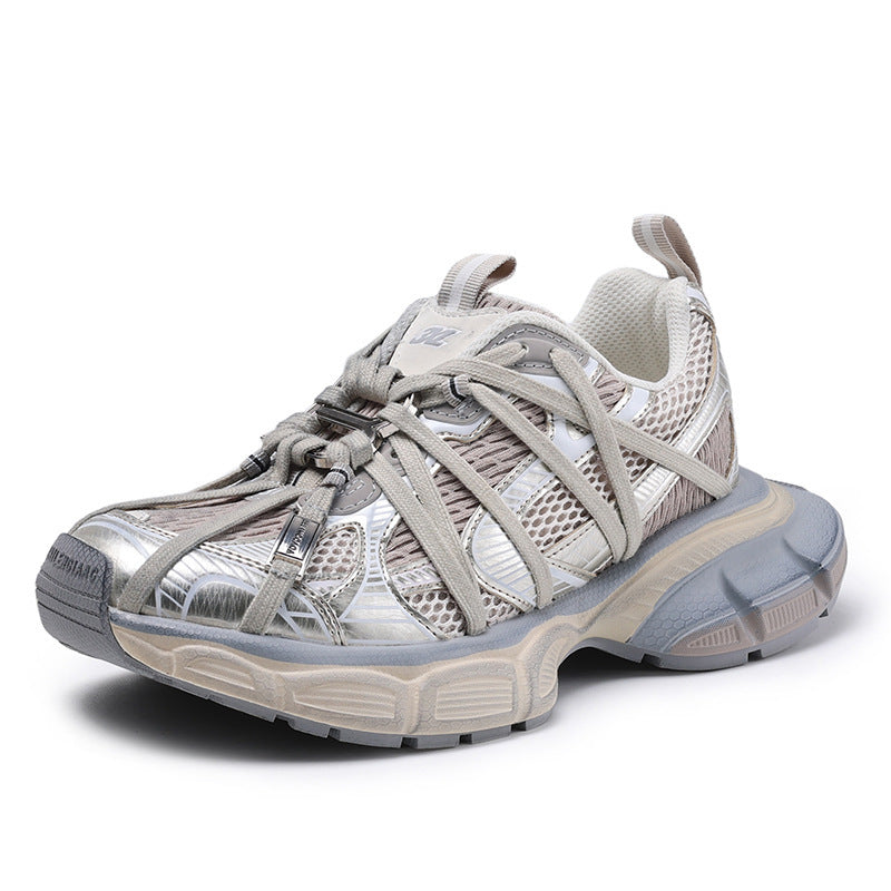 Women's Paris Spider Strap Dad Summer Versatile Mesh Sneakers