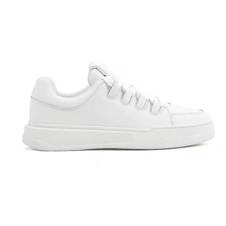 Women's High Version White Early Spring Board Versatile Women's Casual Shoes