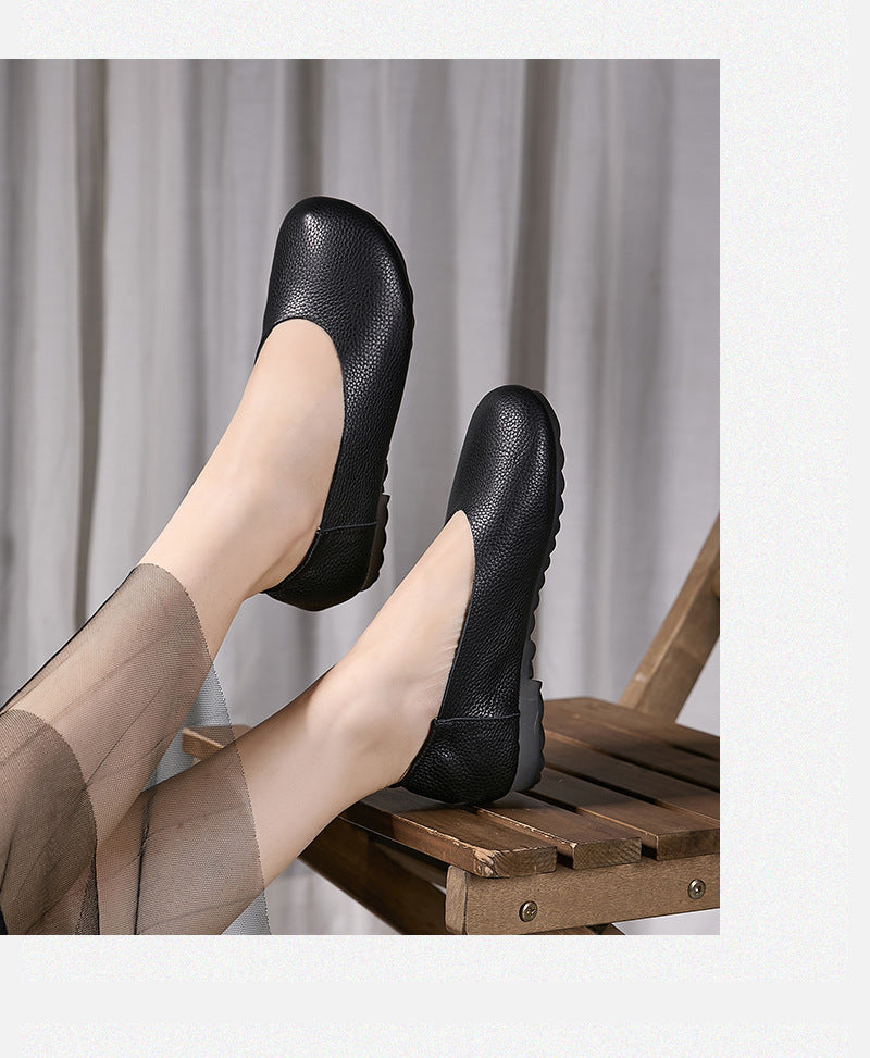 Women's Retro Artistic Style Autumn Soft Bottom Wild Women's Casual Shoes