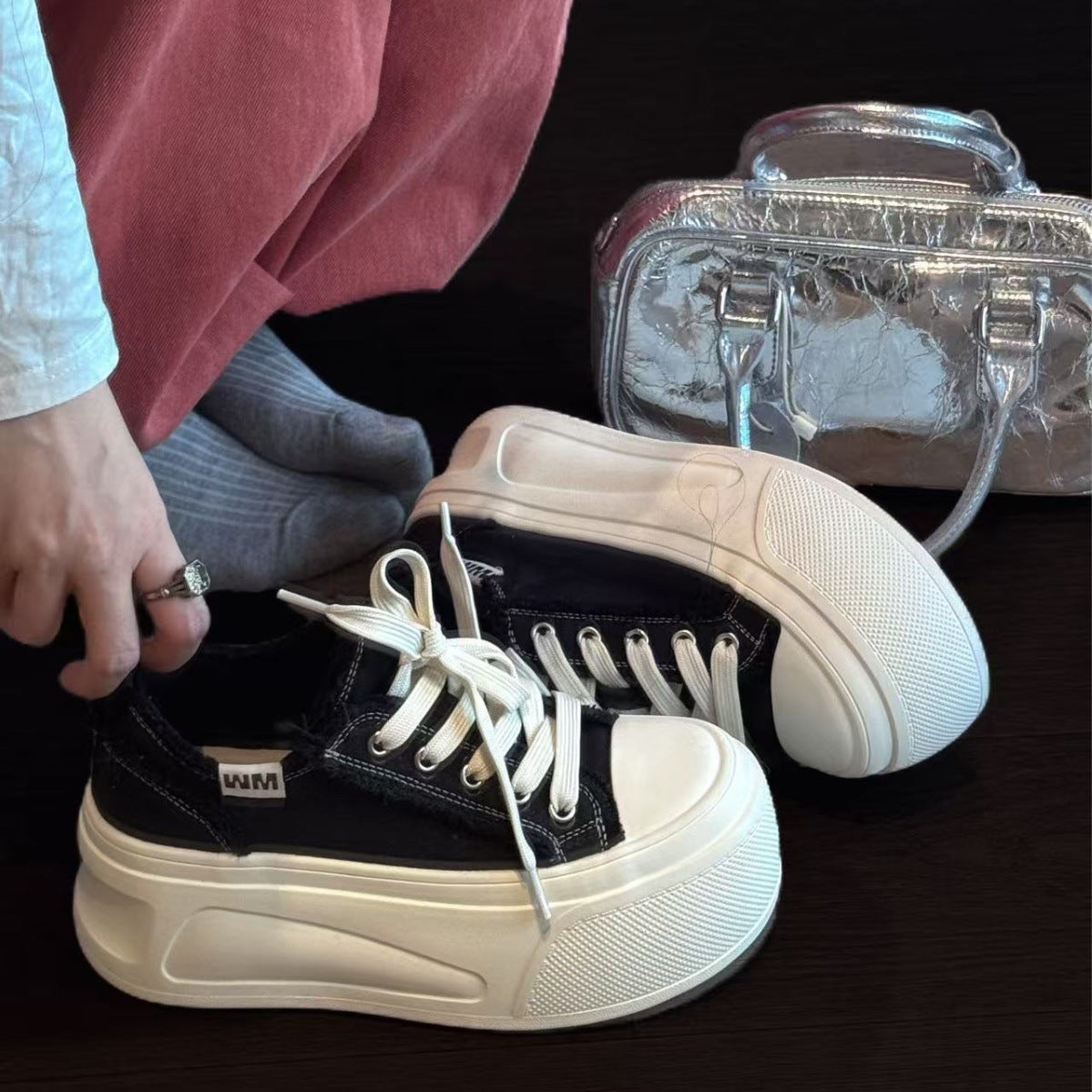 Women's Rhyme Thick Bottom Early Spring Versatile Women's Casual Shoes