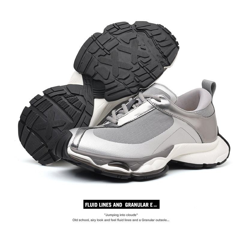 Men's Outdoor Thick Bottom Lightweight Mesh Surface Sneakers