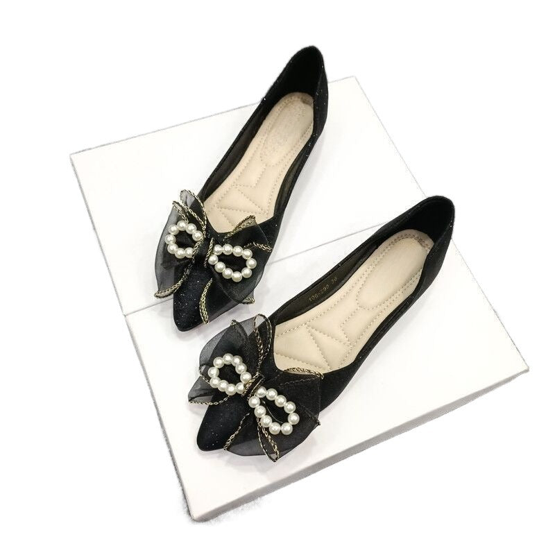 Pumps Pointed Shallow Mouth Fairy Flat Women's Shoes