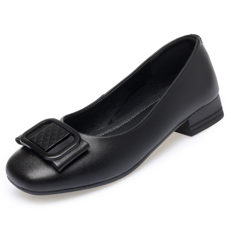 Women's Soft Calf Autumn Authentic Low Comfortable Women's Shoes