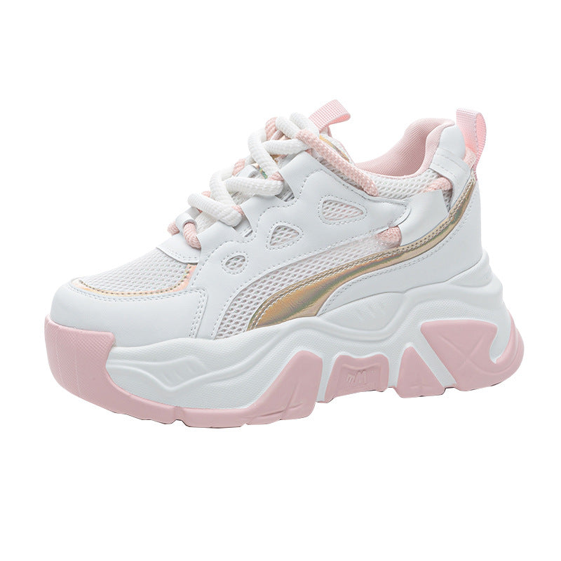 Women's Autumn Invisible Elevated Korean Style Daddy Men's Shoes