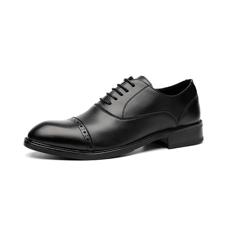 Men's Style Derby Three Joint Business Formal Wear Leather Shoes