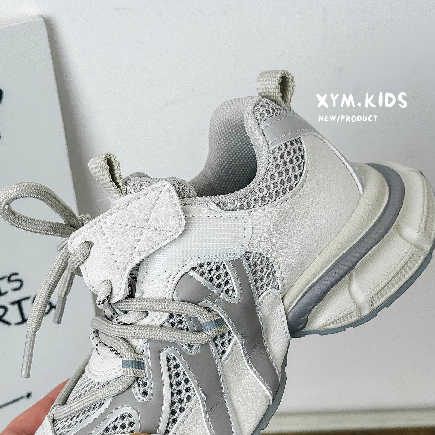 Children's Summer Bag Bottom Dad Fashion Tie Boys Single Children's Sports Shoes