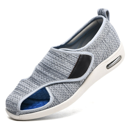 For The Old Mom Velcro Walking Square Middle-aged Mother Shoes