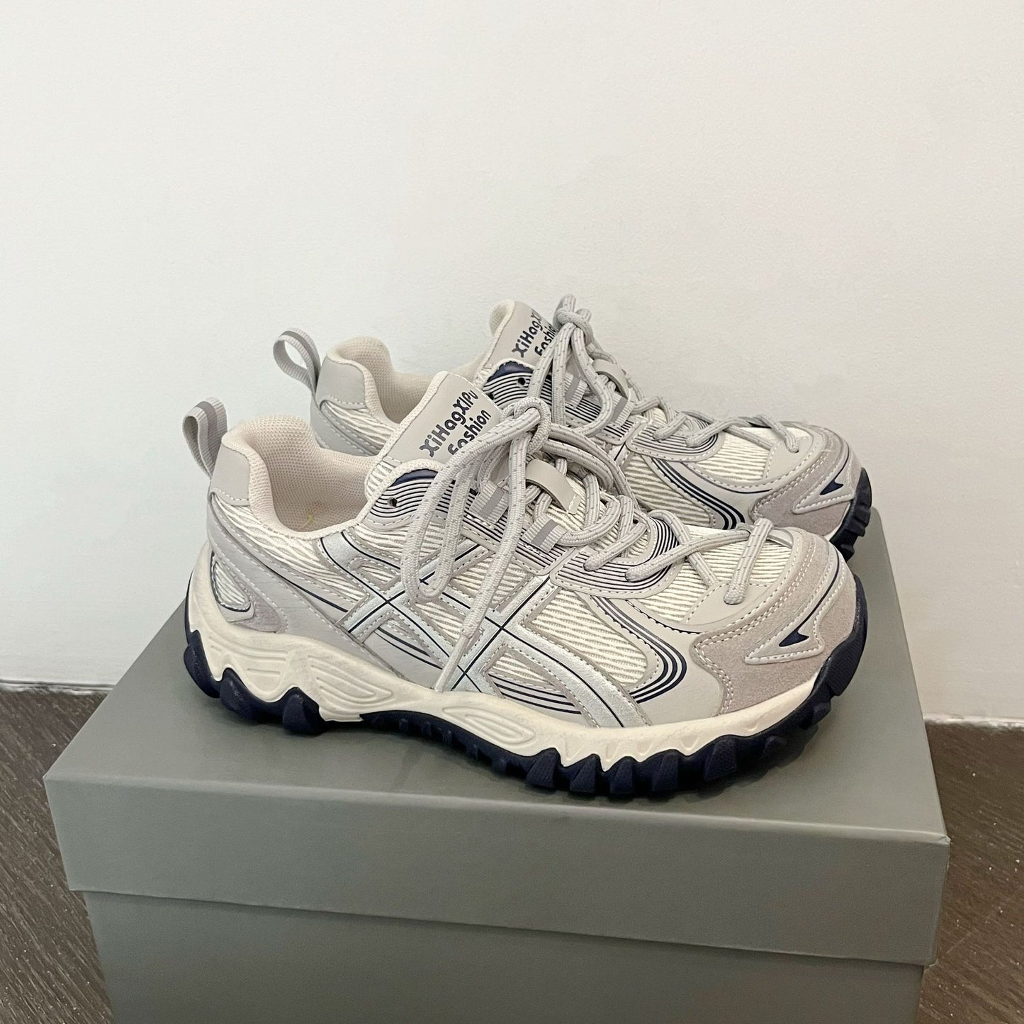 Women's Hiking Spring Korean Style Round Toe Lace Women's Casual Shoes