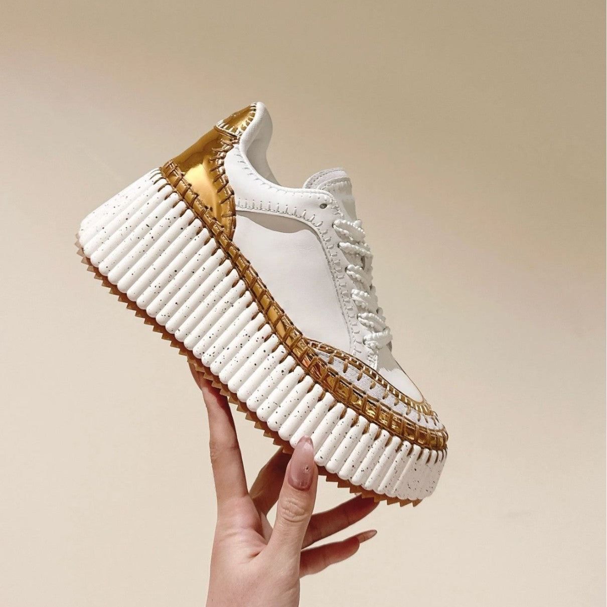 Women's Platform Elevator Wild Biscuit Shape Round Women's Casual Shoes