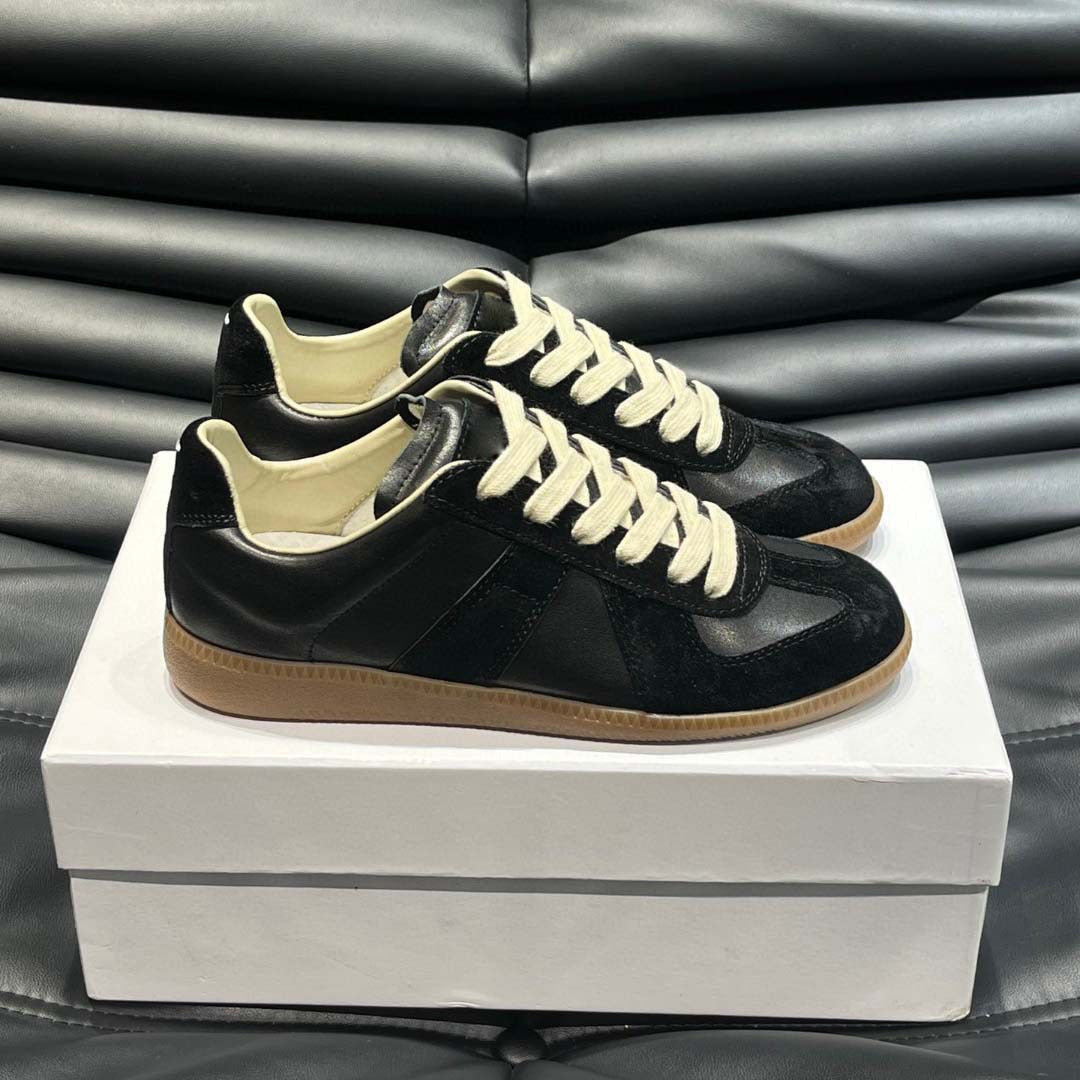 Women's & Men's German Training Flat Genuine Platform Lovers Men's Board Shoes