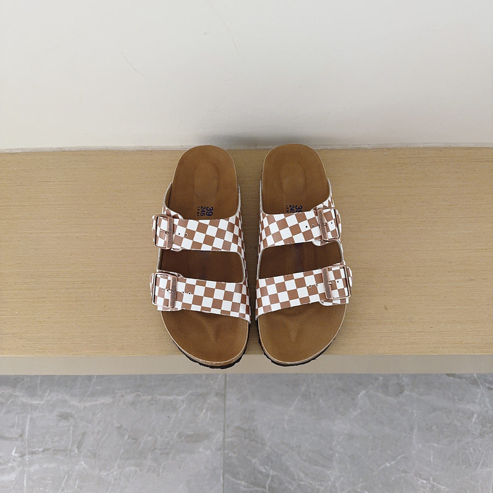 Women's Large Size Summer Round Head Leisure Slippers