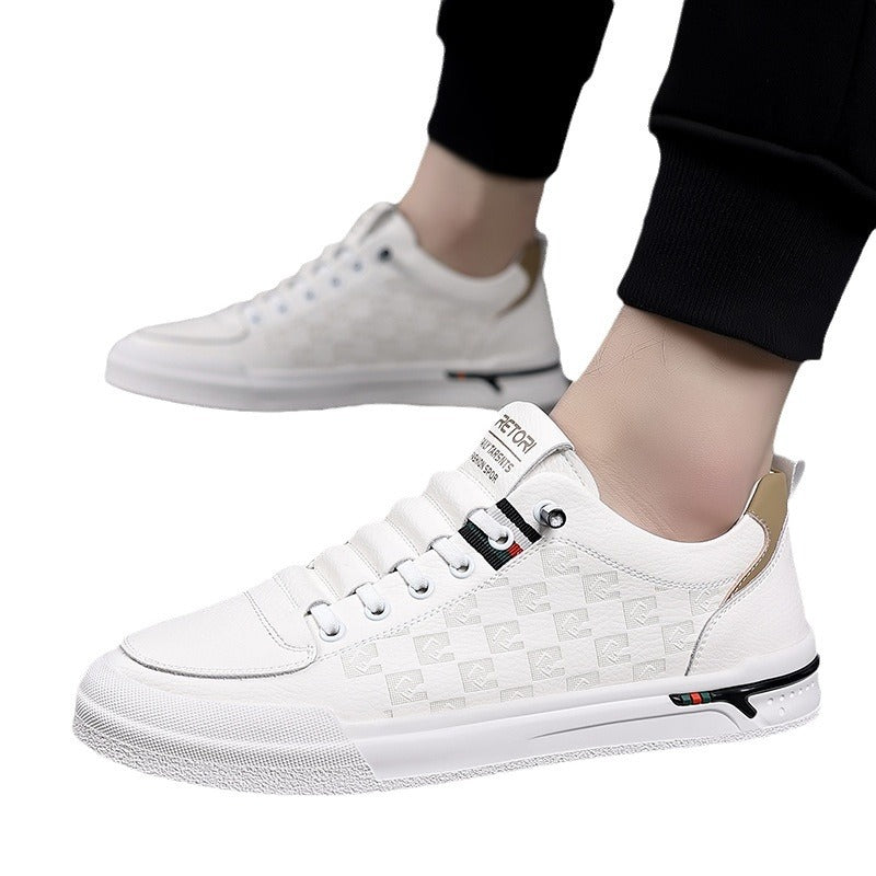 Men's Summer Breathable White Sports Versatile Trendy Soft Casual Shoes
