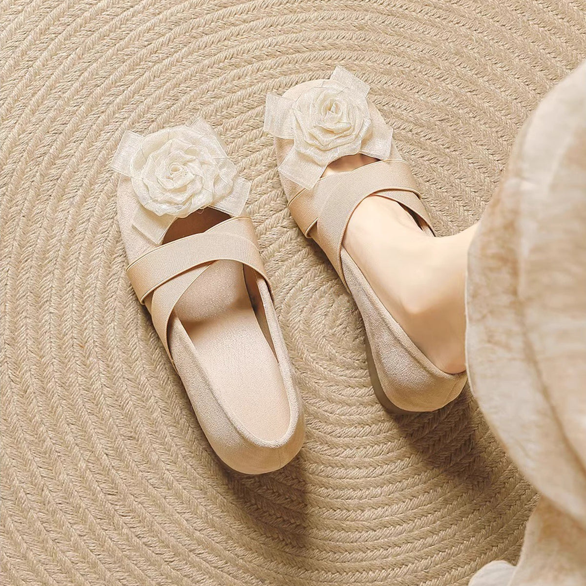 Cross Strap Ballet Female Small Height Women's Fashion Shoes