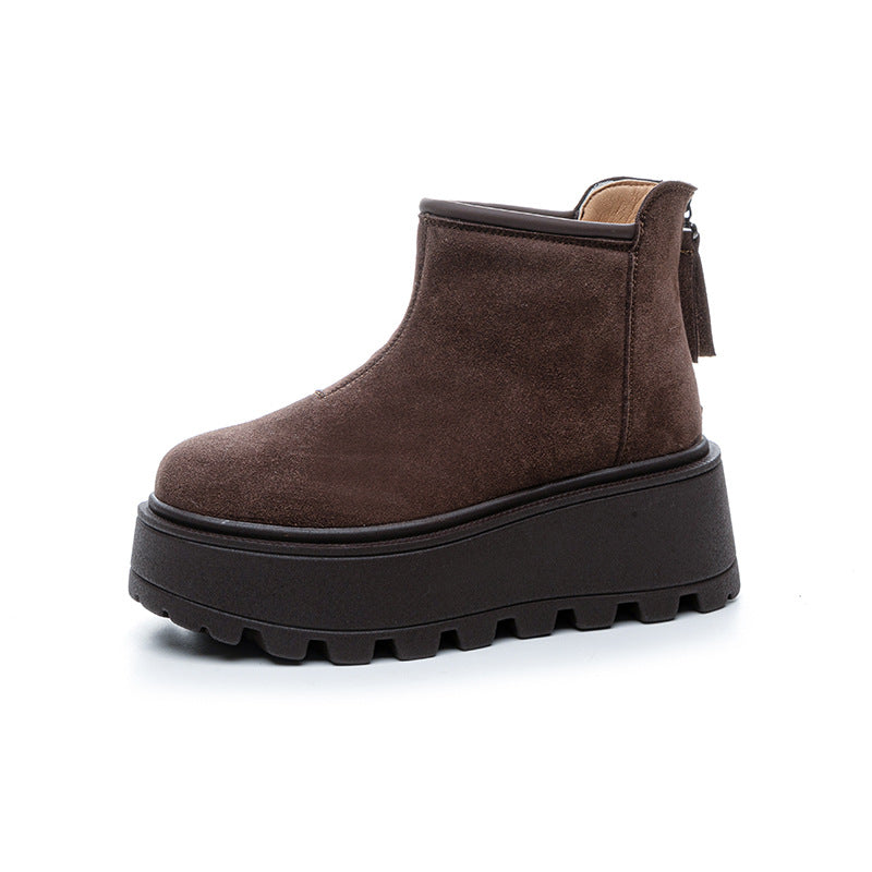 Women's Goods Fashion Low Top Thick Bottom Boots