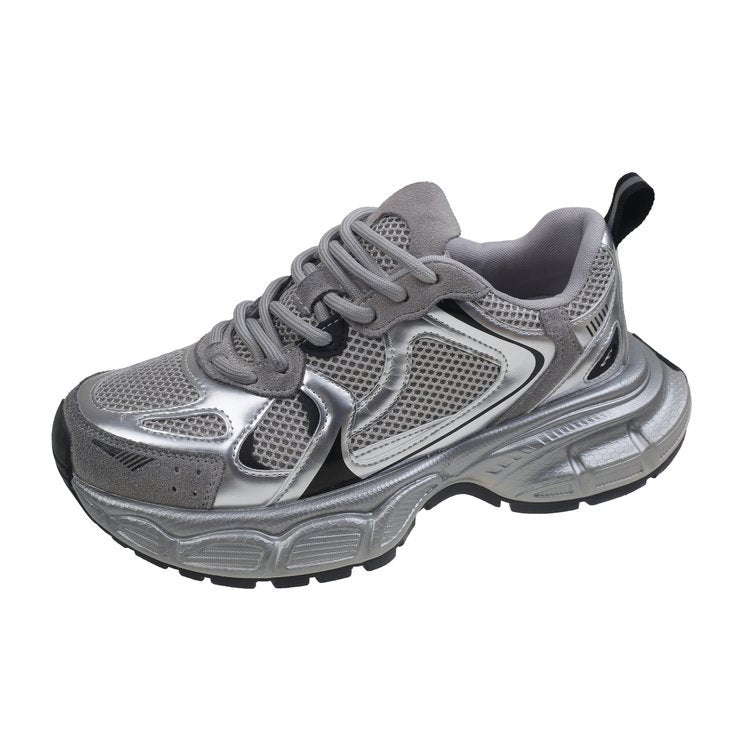 Women's Genuine Thick Bottom Heightened Daddy Retro Sneakers